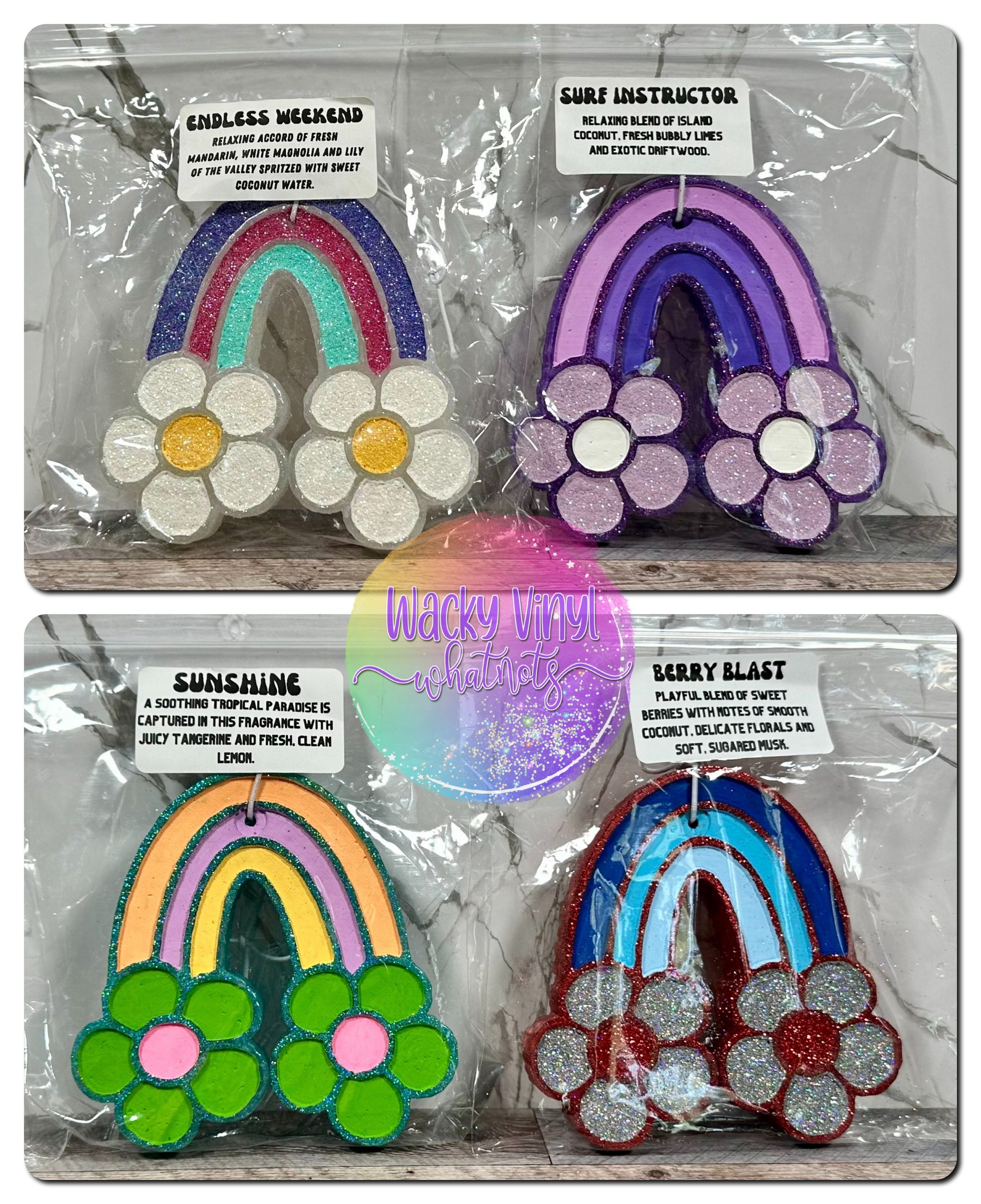 Daisy Rainbow Freshie Wacky Vinyl Whatnots, LLC