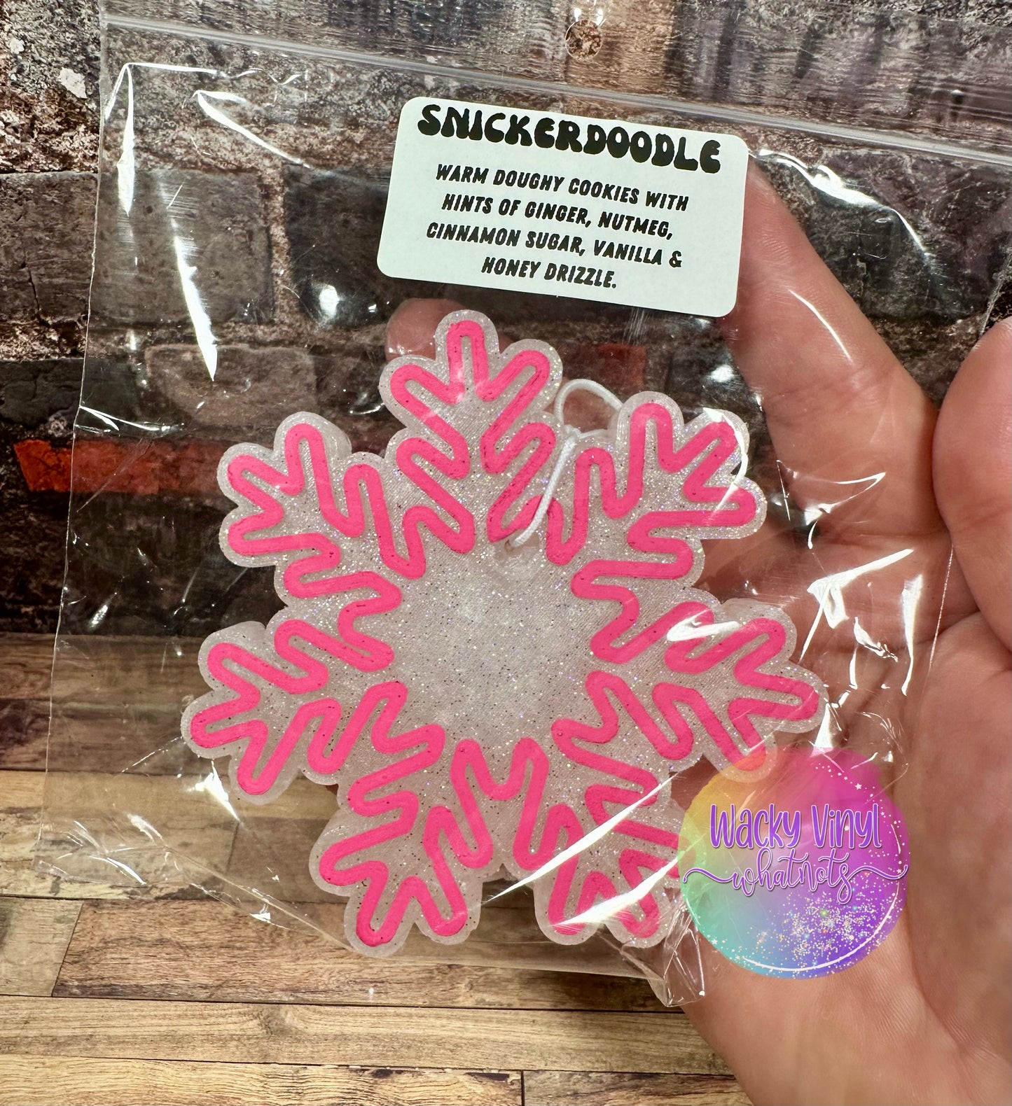 Snowflake Freshie Wacky Vinyl Whatnots, LLC