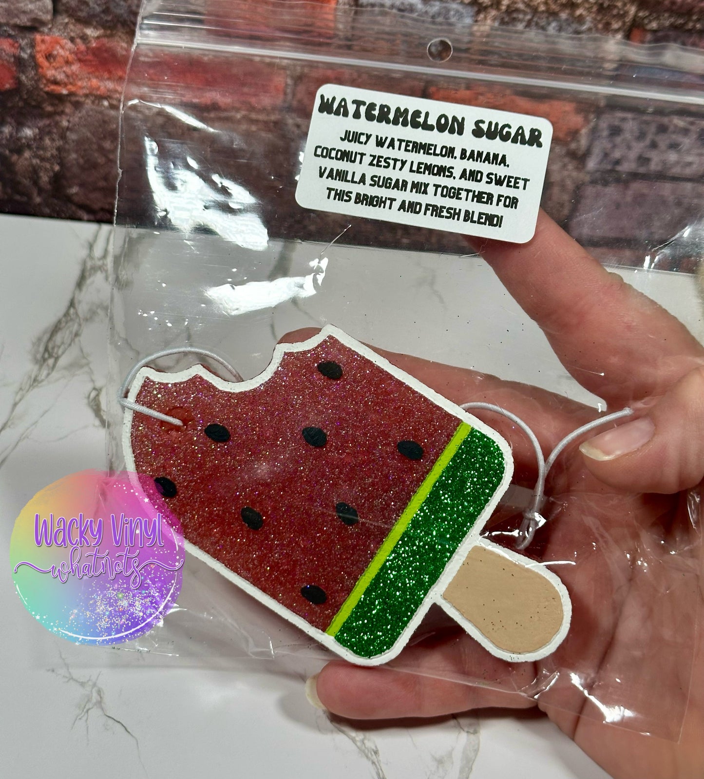 Watermelon Popsicle Freshie Wacky Vinyl Whatnots, LLC