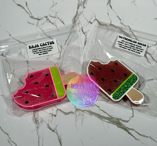 Watermelon Popsicle Freshie Wacky Vinyl Whatnots, LLC