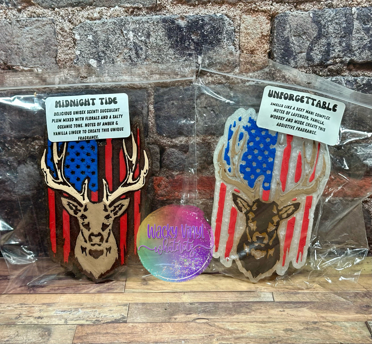 Deer Flag Freshie Wacky Vinyl Whatnots, LLC