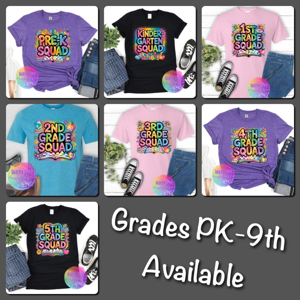 Grade Squad Tee Wacky Vinyl Whatnots, LLC