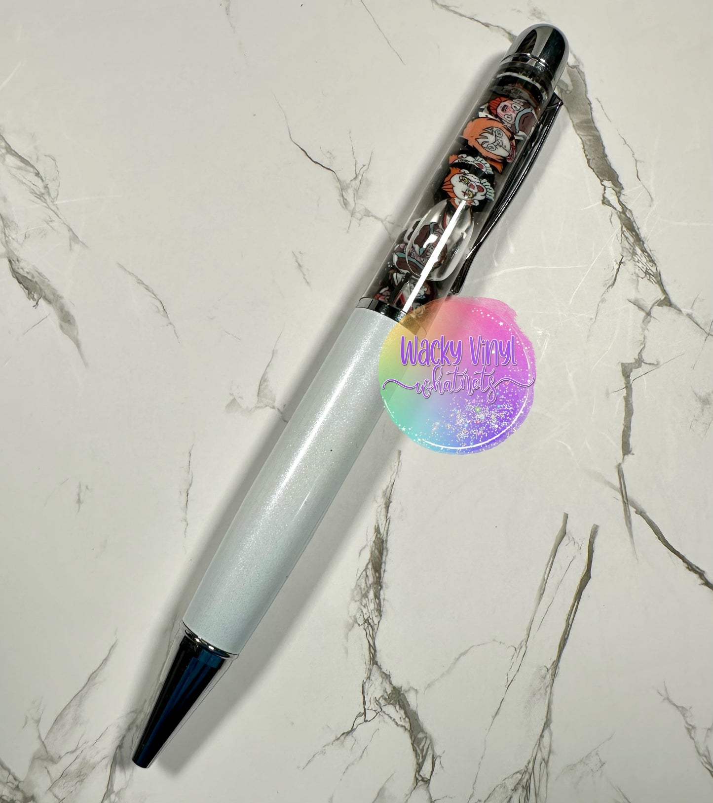 Horror Snow Globe Pen Wacky Vinyl Whatnots, LLC