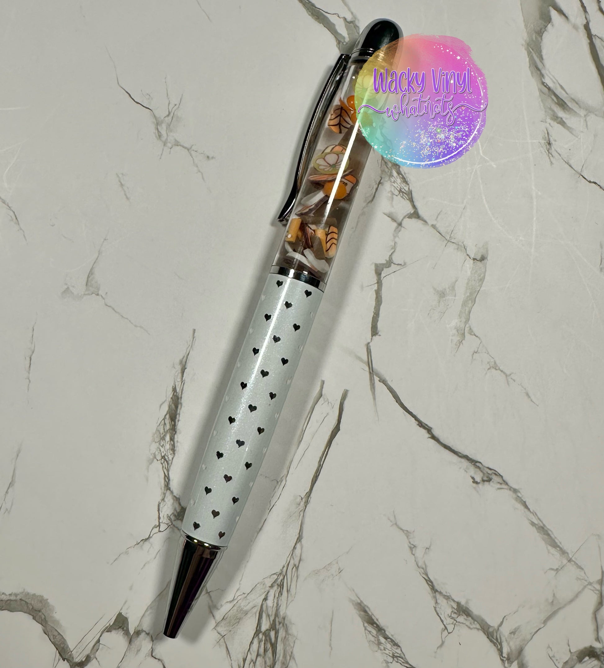 Pumpkin Snow Globe Pen Wacky Vinyl Whatnots, LLC