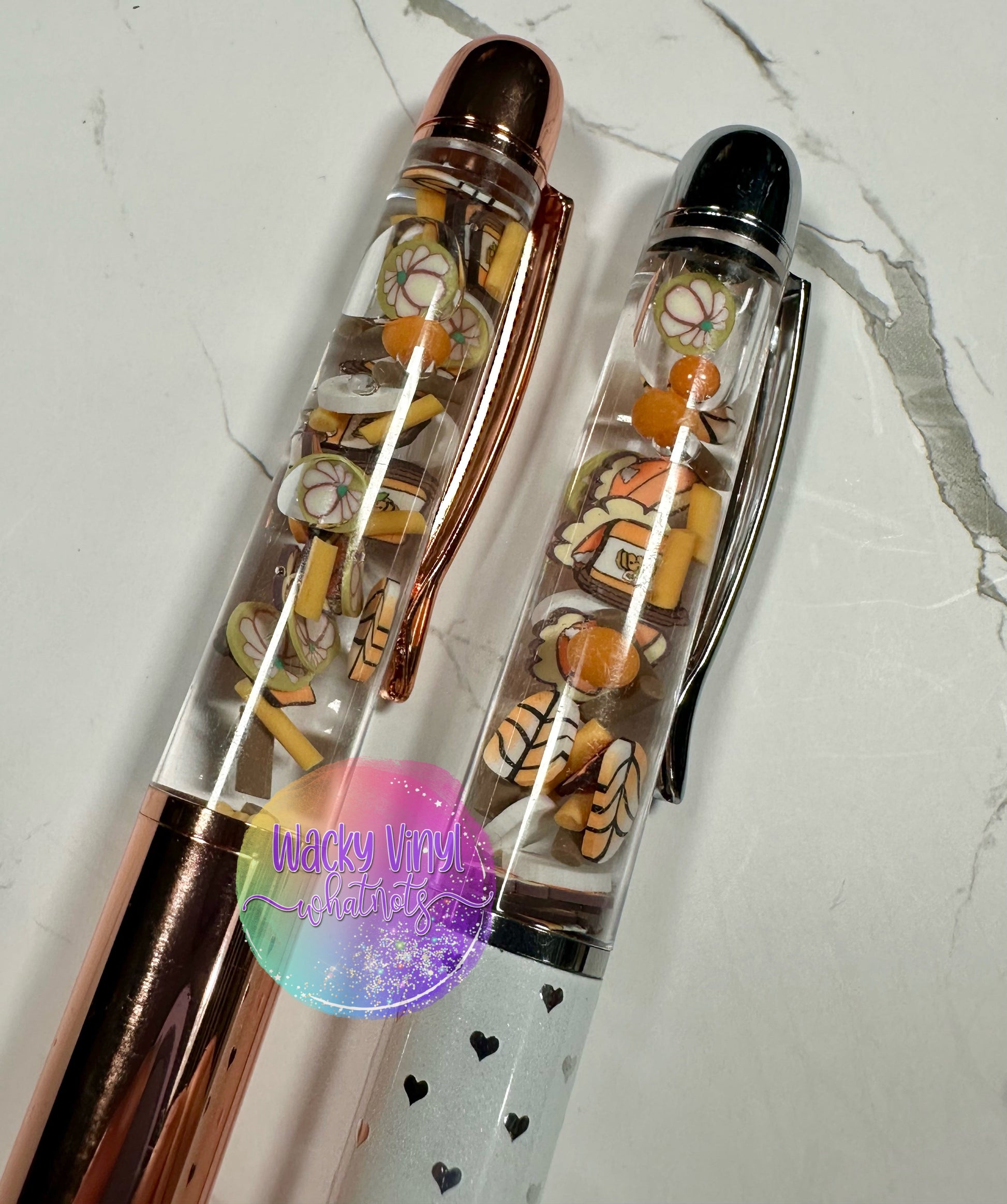 Pumpkin Snow Globe Pen Wacky Vinyl Whatnots, LLC