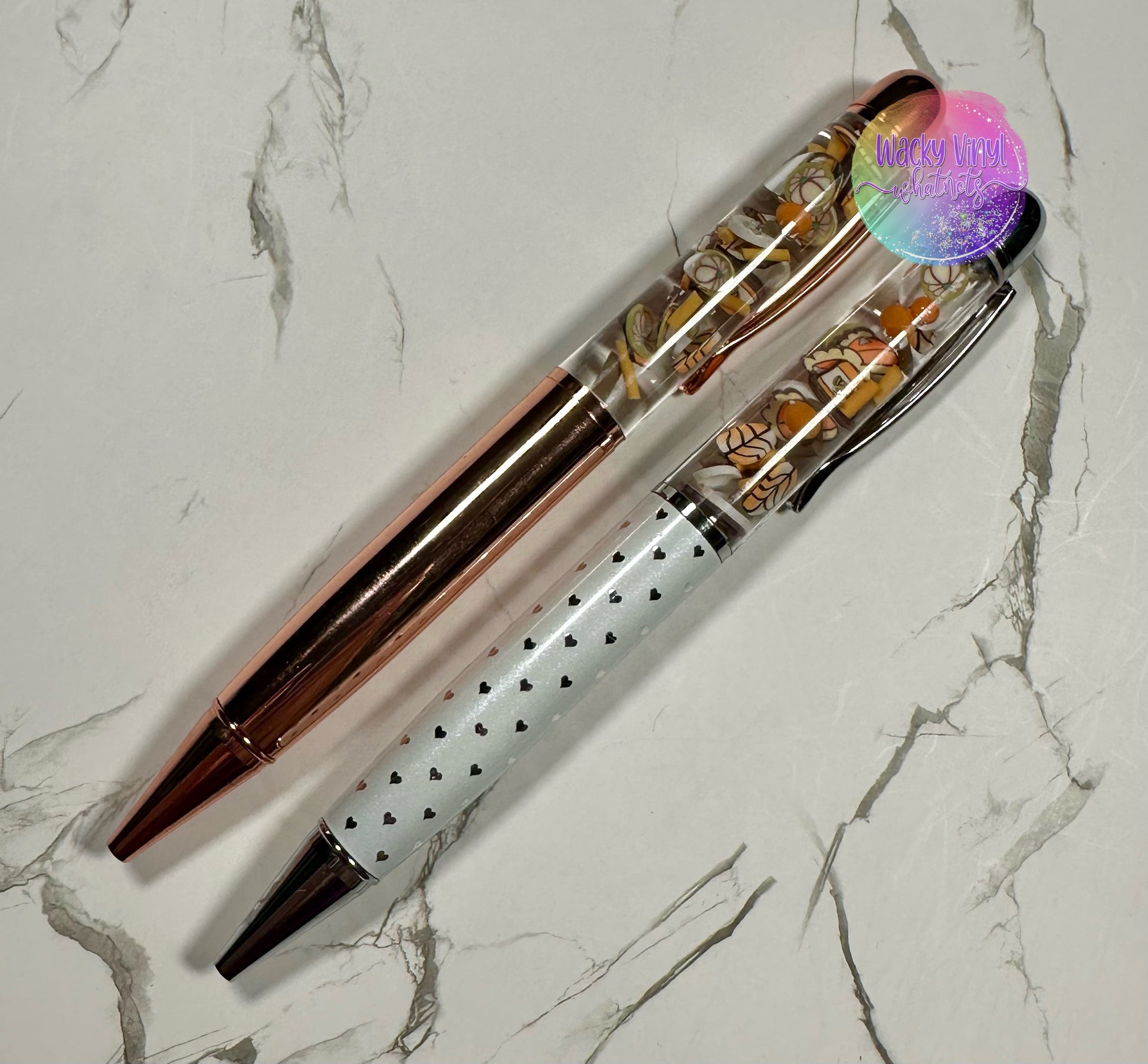 Pumpkin Snow Globe Pen Wacky Vinyl Whatnots, LLC