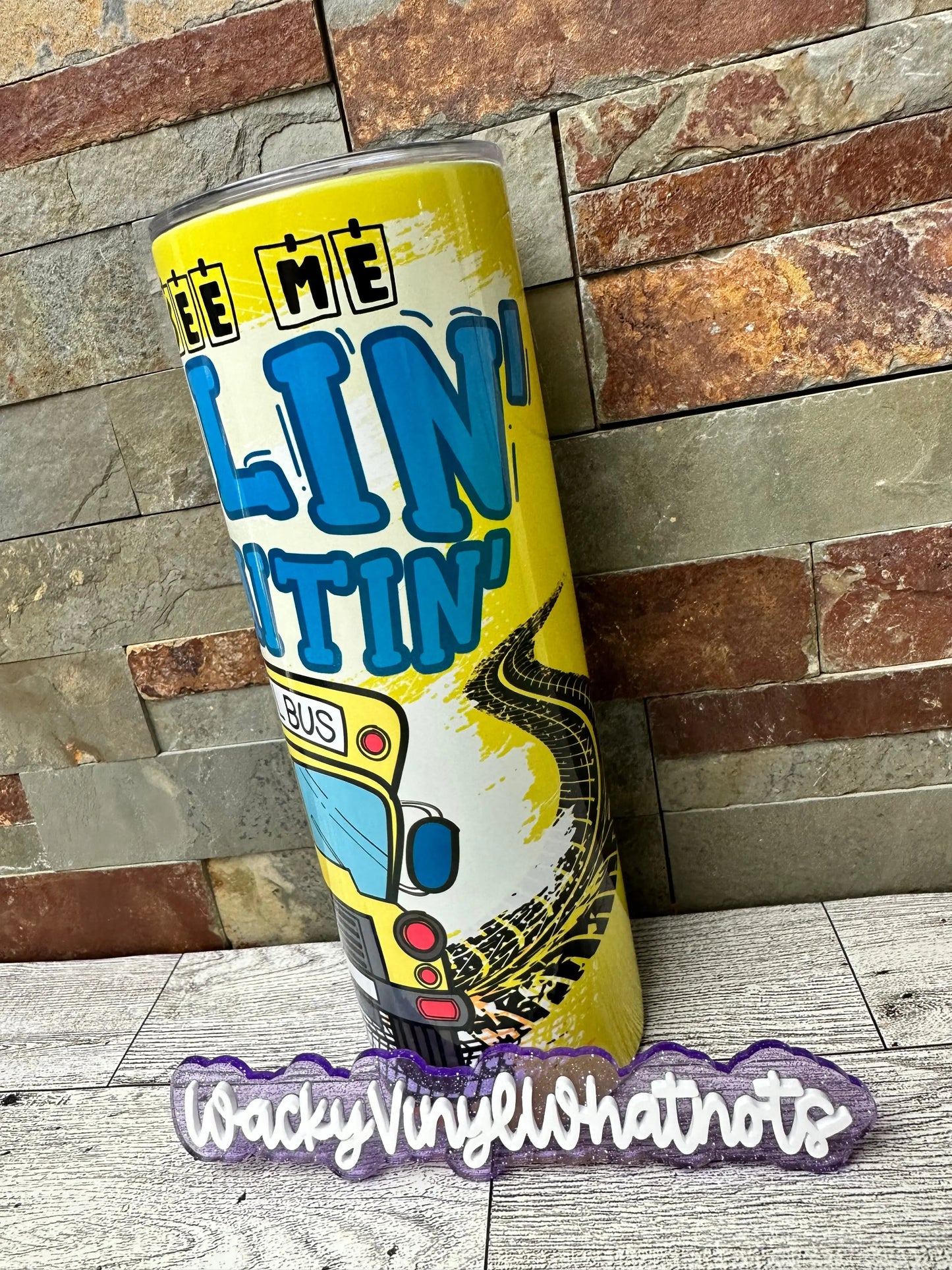 Bus Driver/Monitor Tumbler Wacky Vinyl Whatnots, LLC