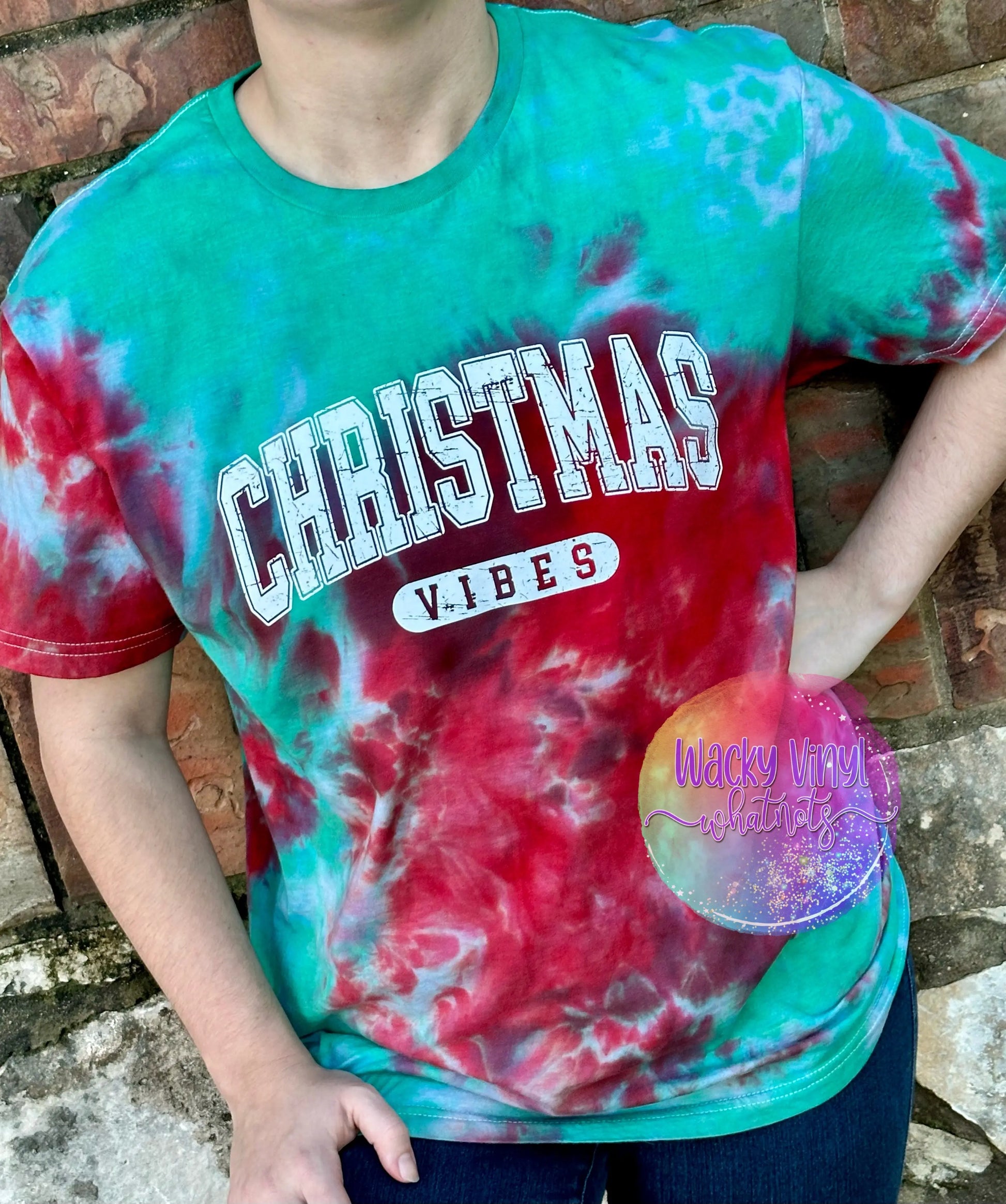 Christmas Vibes Tee Wacky Vinyl Whatnots, LLC