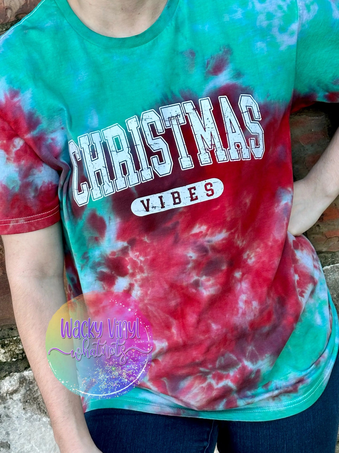Christmas Vibes Tee Wacky Vinyl Whatnots, LLC