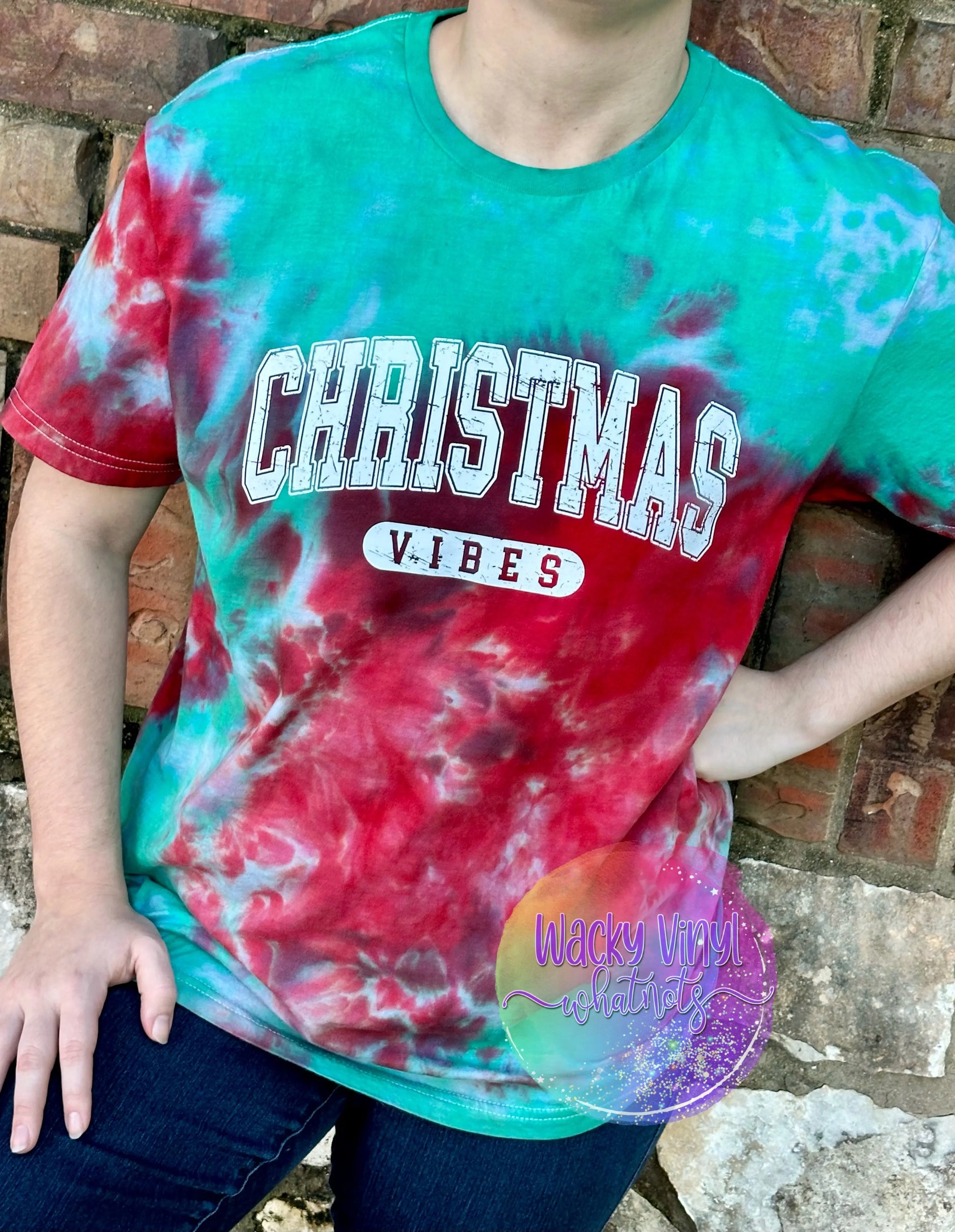 Christmas Vibes Tee Wacky Vinyl Whatnots, LLC