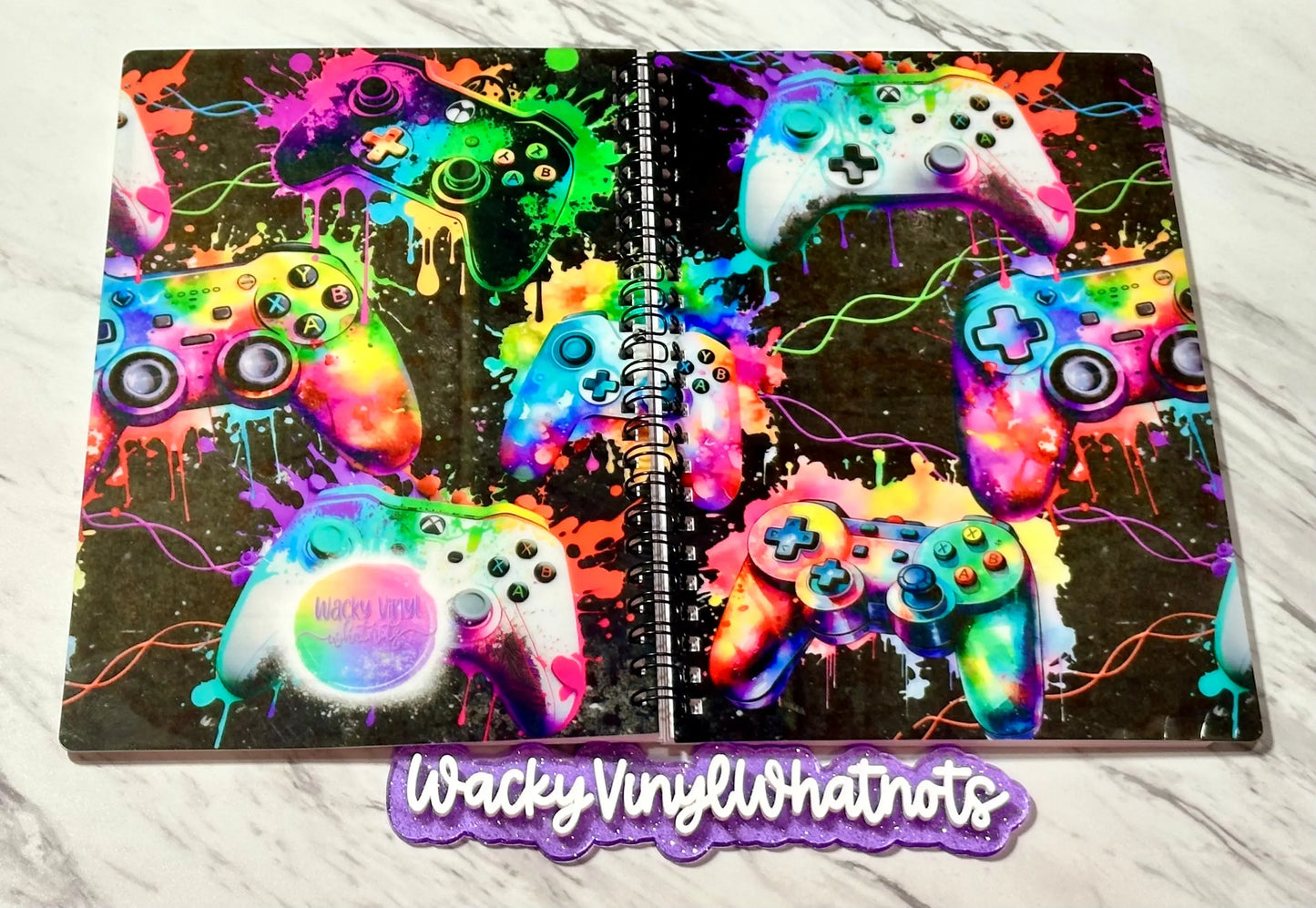 Gamer Notebook Wacky Vinyl Whatnots, LLC