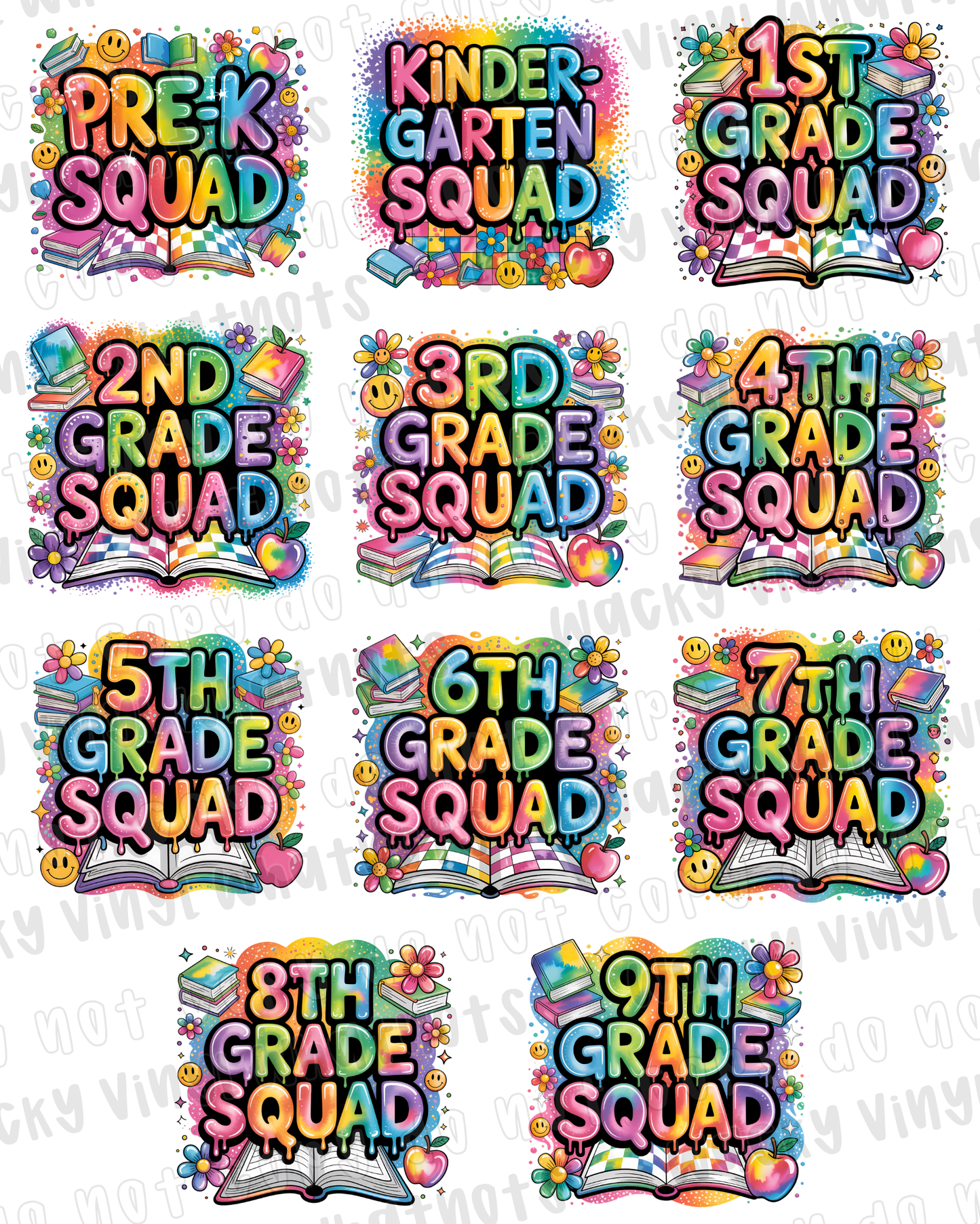 Grade Squad Tee Wacky Vinyl Whatnots, LLC