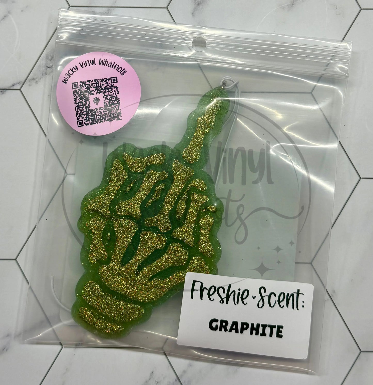 Middle Finger Skellie Freshie Wacky Vinyl Whatnots, LLC