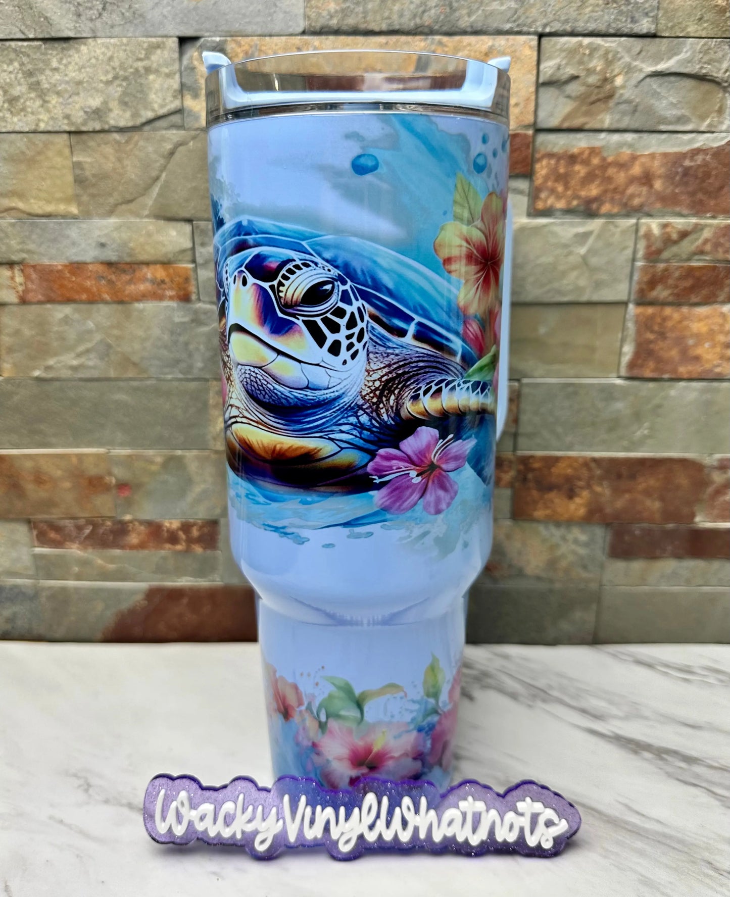 Sea Turtle Tumbler Wacky Vinyl Whatnots, LLC