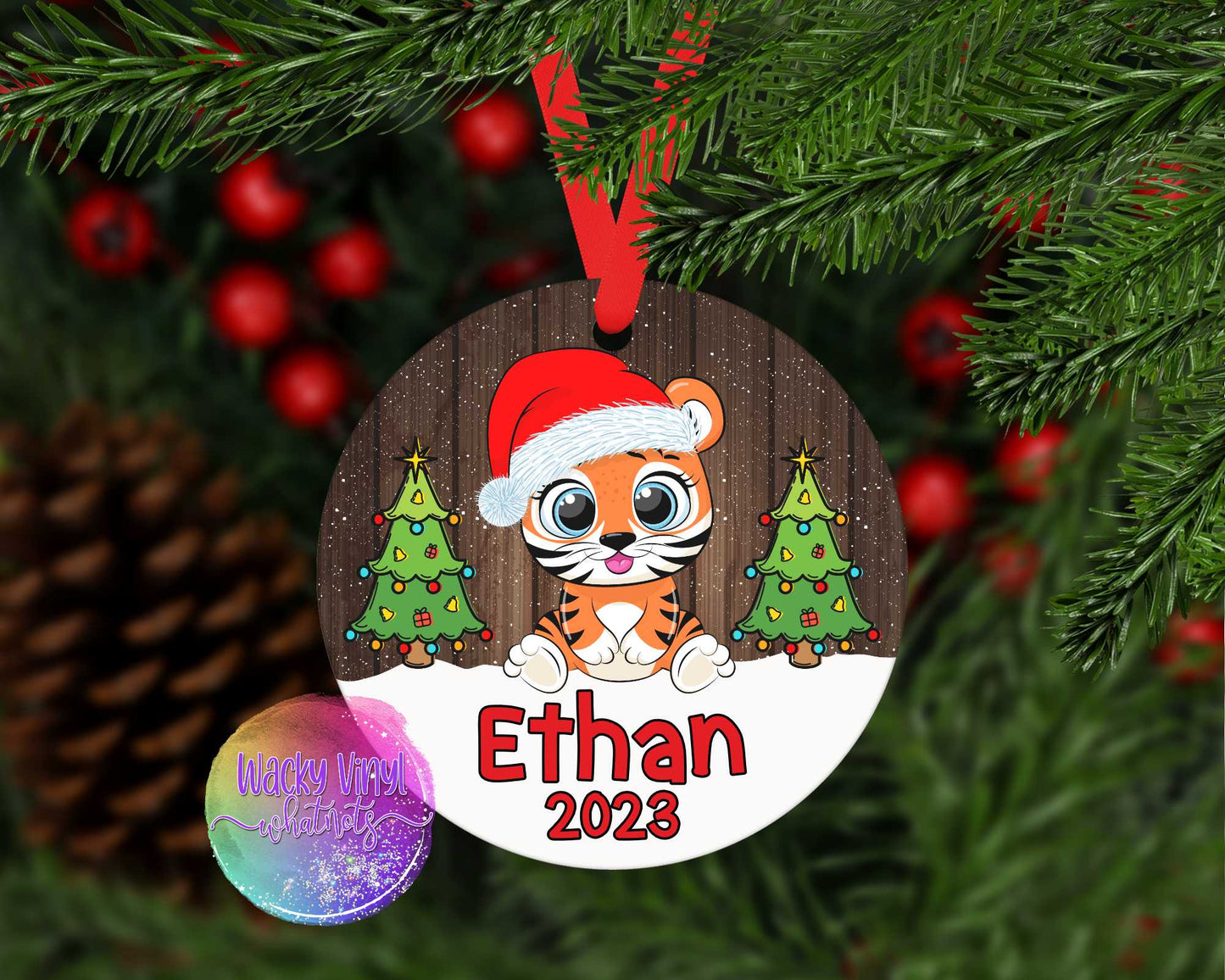 Baby Animal Ornament Wacky Vinyl Whatnots, LLC