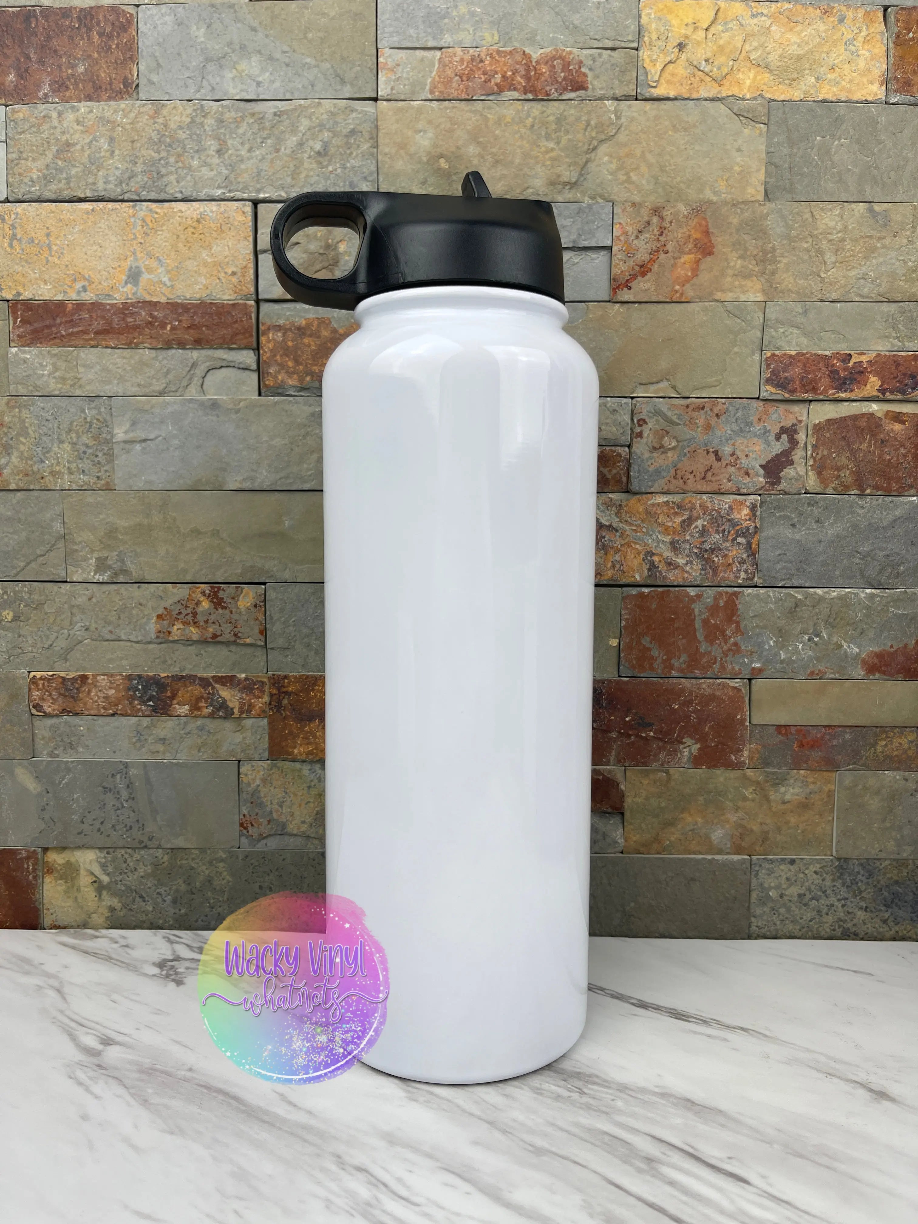 Custom 32 Oz Water Bottle Tumbler, Water Bottle With Lid and Straw