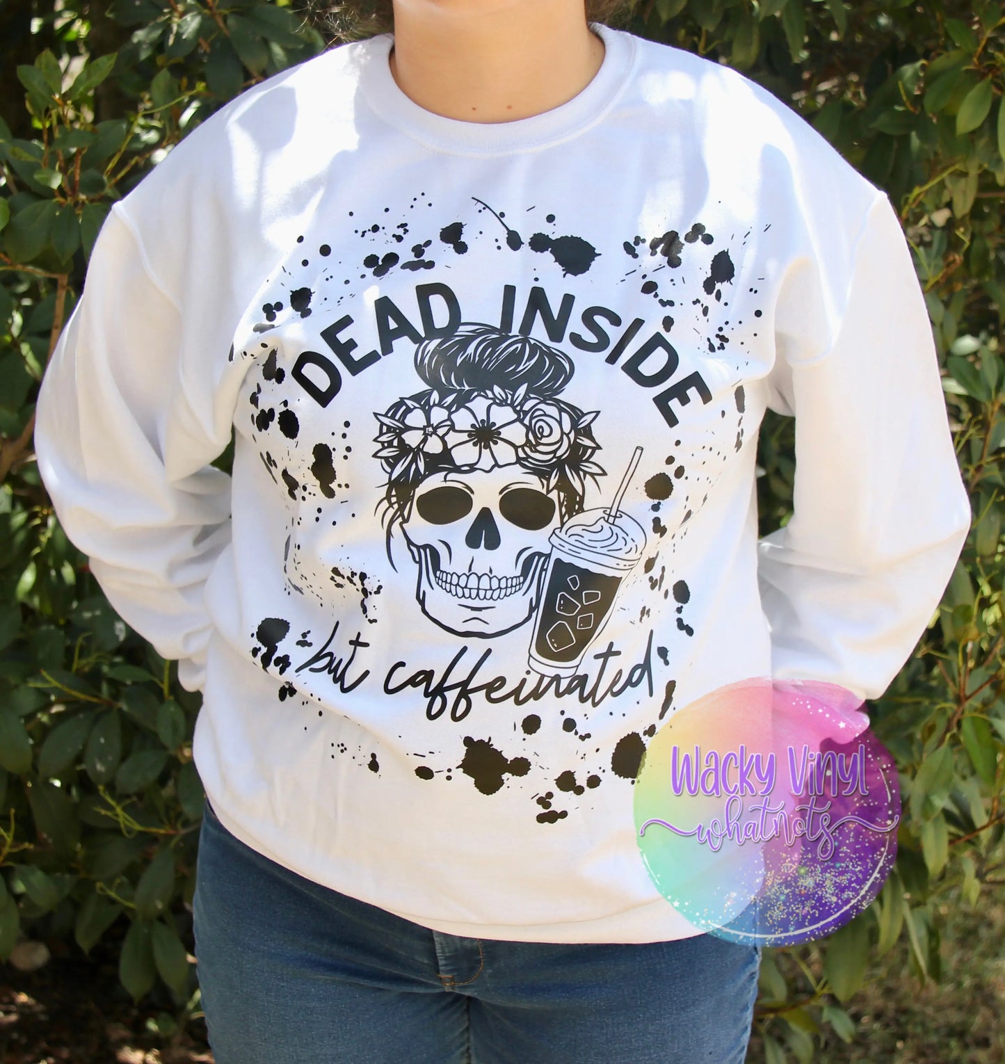 Dead Inside But Caffeinated Crewneck