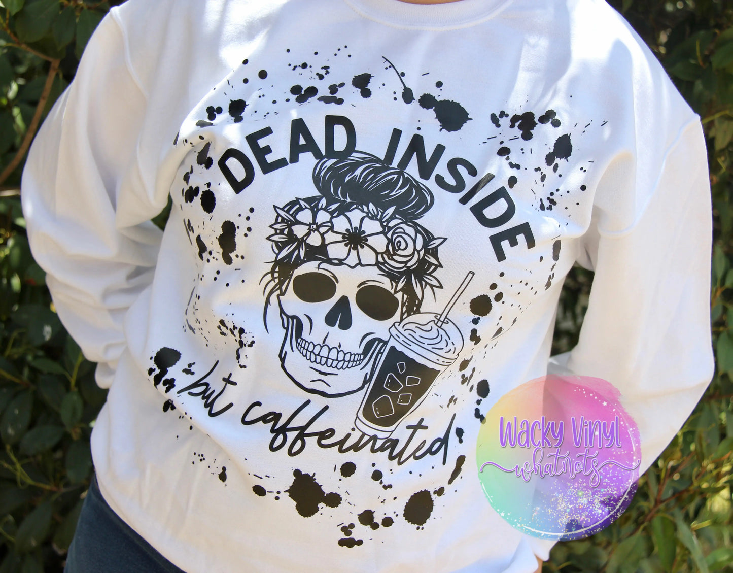 Dead Inside But Caffeinated Crewneck