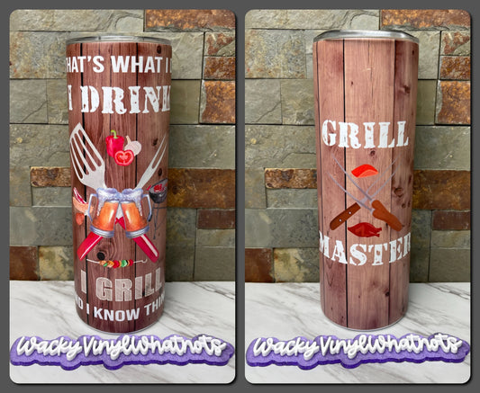 Grill Master Tumbler Wacky Vinyl Whatnots, LLC