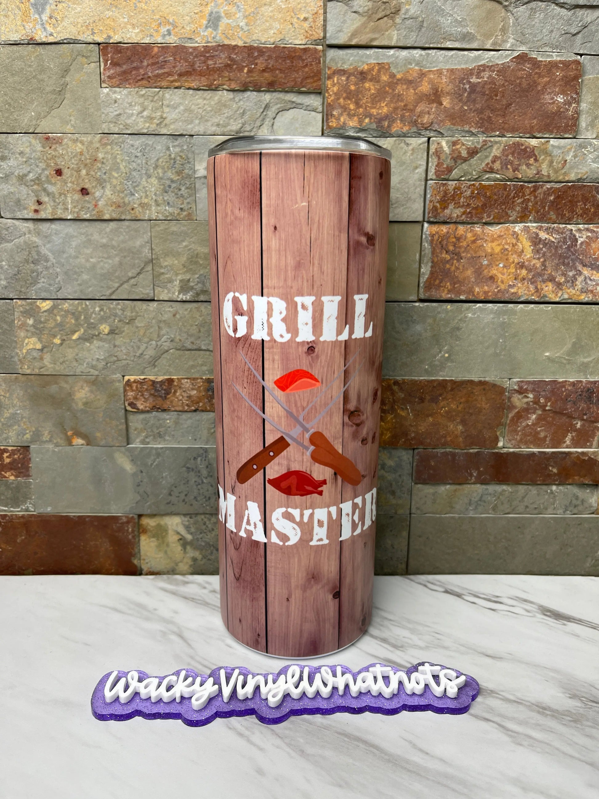 Grill Master Tumbler Wacky Vinyl Whatnots, LLC
