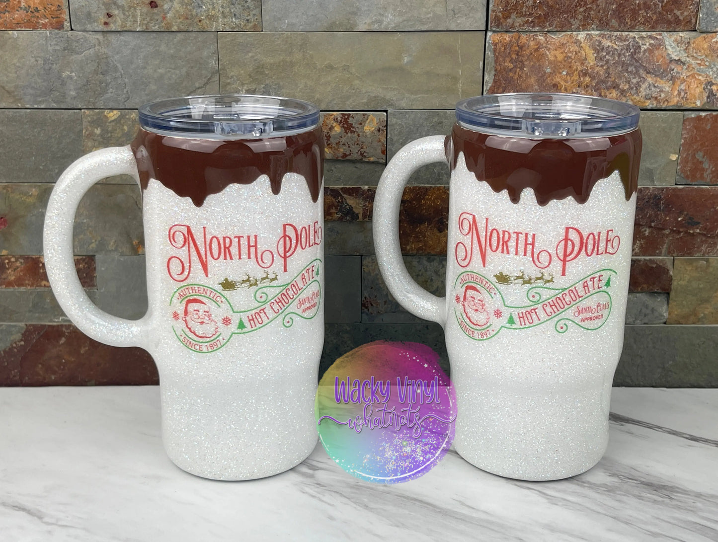 Hot Chocolate Tumbler Wacky Vinyl Whatnots, LLC