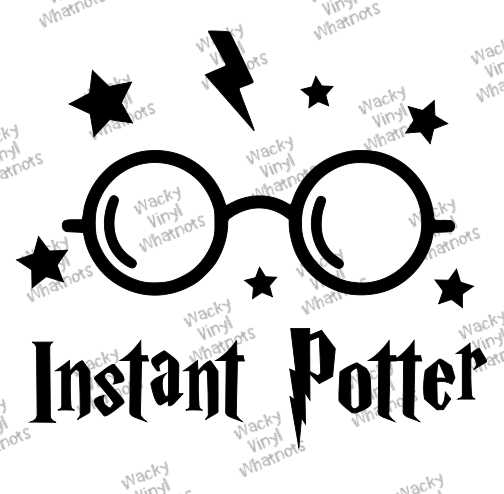 Instant Pot Decal Wacky Vinyl Whatnots, LLC