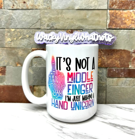 It's Not a Middle Finger... Mug Wacky Vinyl Whatnots, LLC