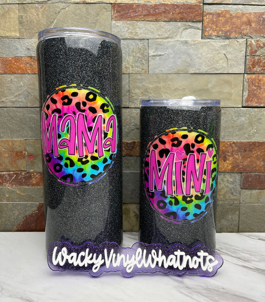 Mama & Mini Tumbler Set Wacky Vinyl Whatnots, LLC
