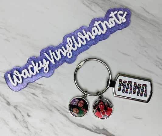 Personalized Key Chain Wacky Vinyl Whatnots, LLC