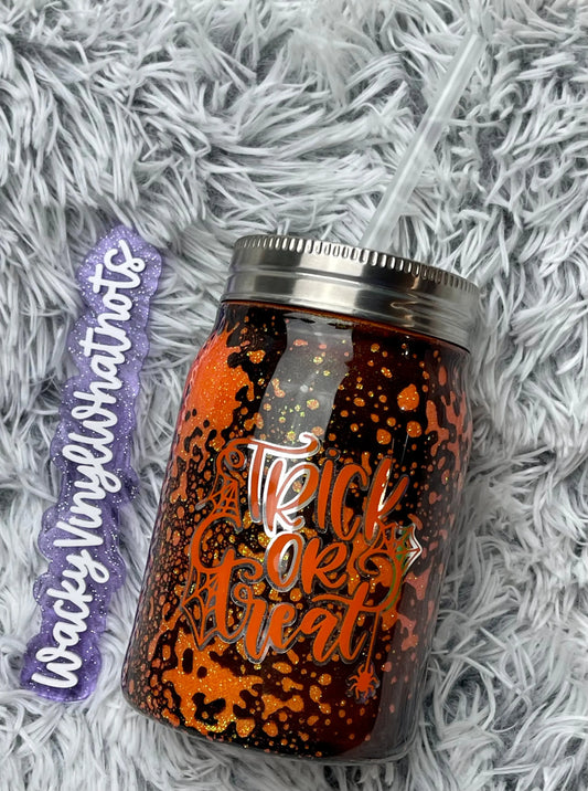 Trick or Treat Tumbler Wacky Vinyl Whatnots, LLC
