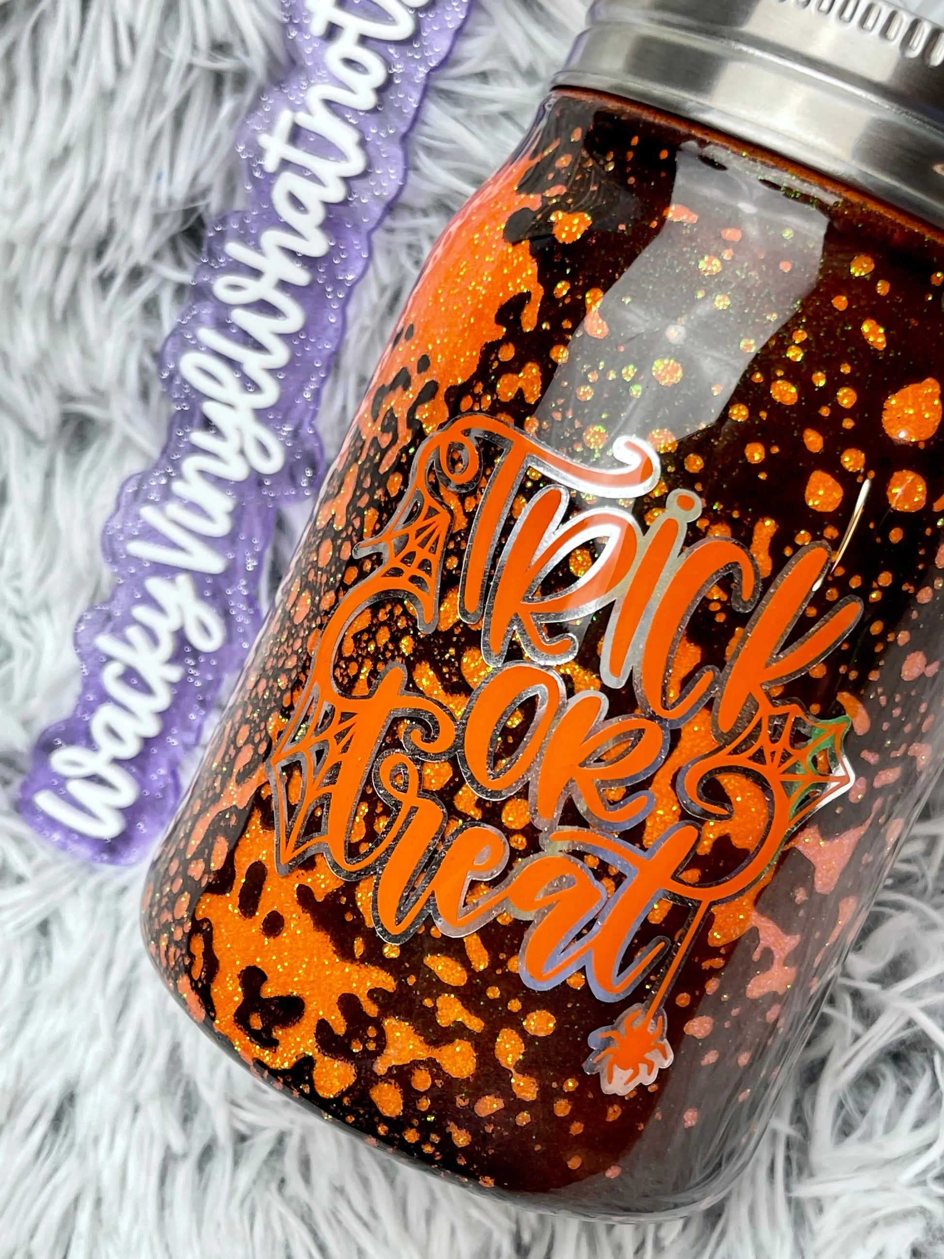Trick or Treat Tumbler Wacky Vinyl Whatnots, LLC