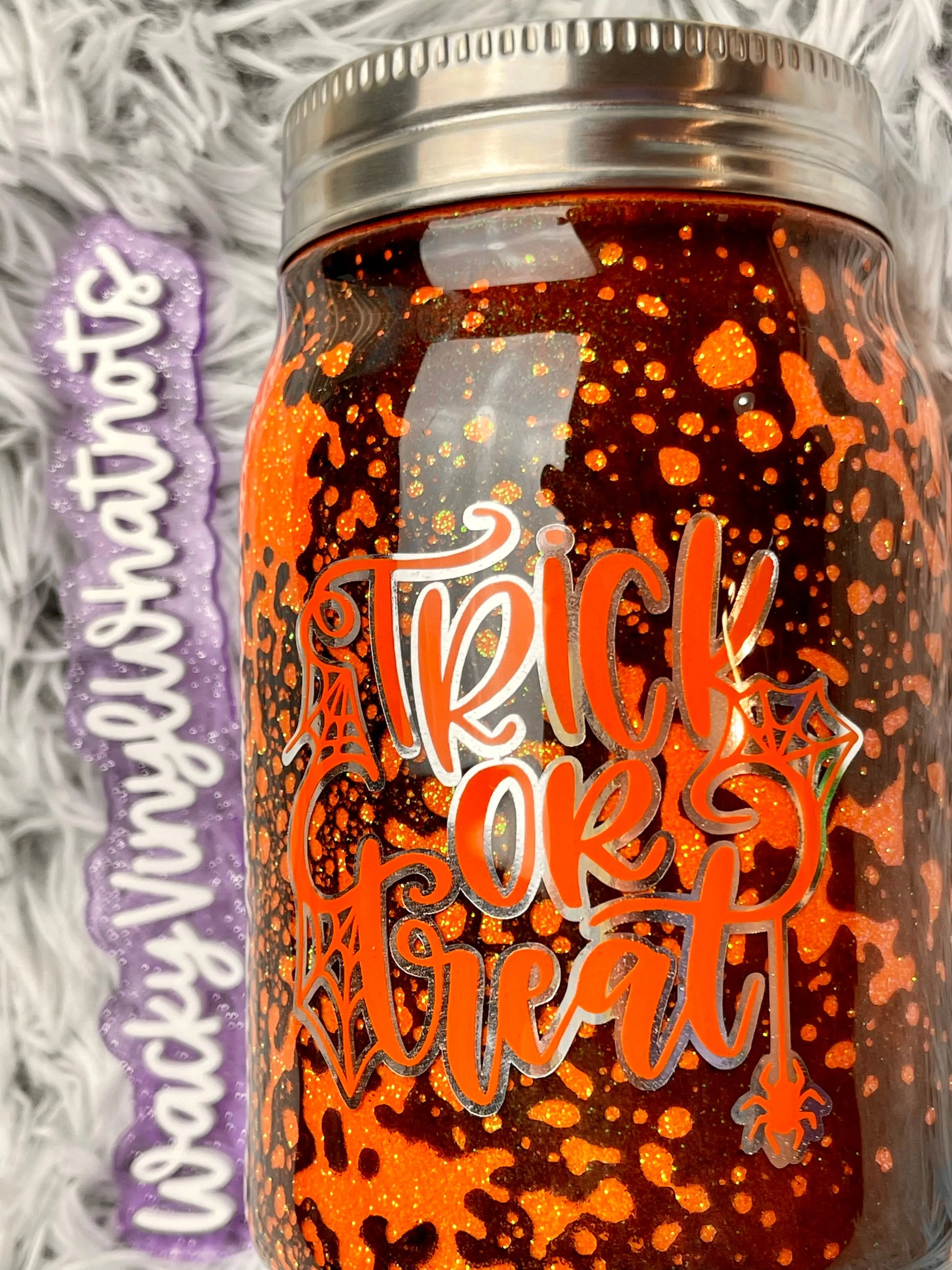 Trick or Treat Tumbler Wacky Vinyl Whatnots, LLC