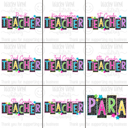 School Staff Tee Wacky Vinyl Whatnots, LLC