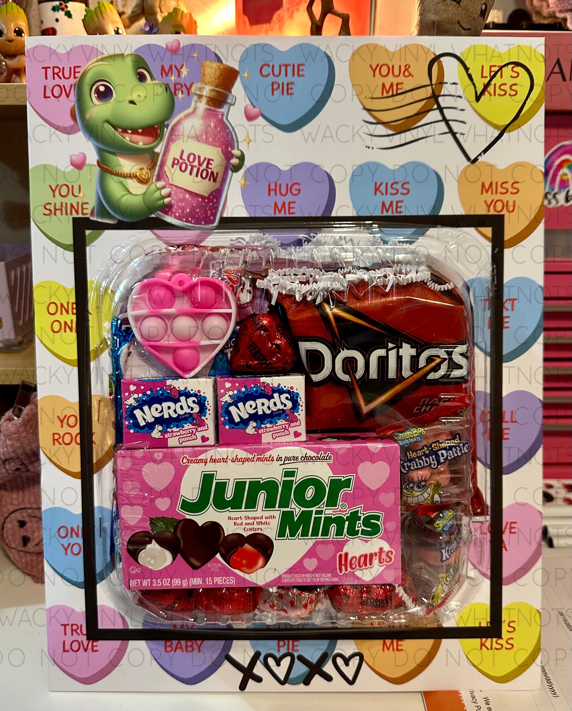 Valentine's Jumbo Treat Cards Wacky Vinyl Whatnots, LLC