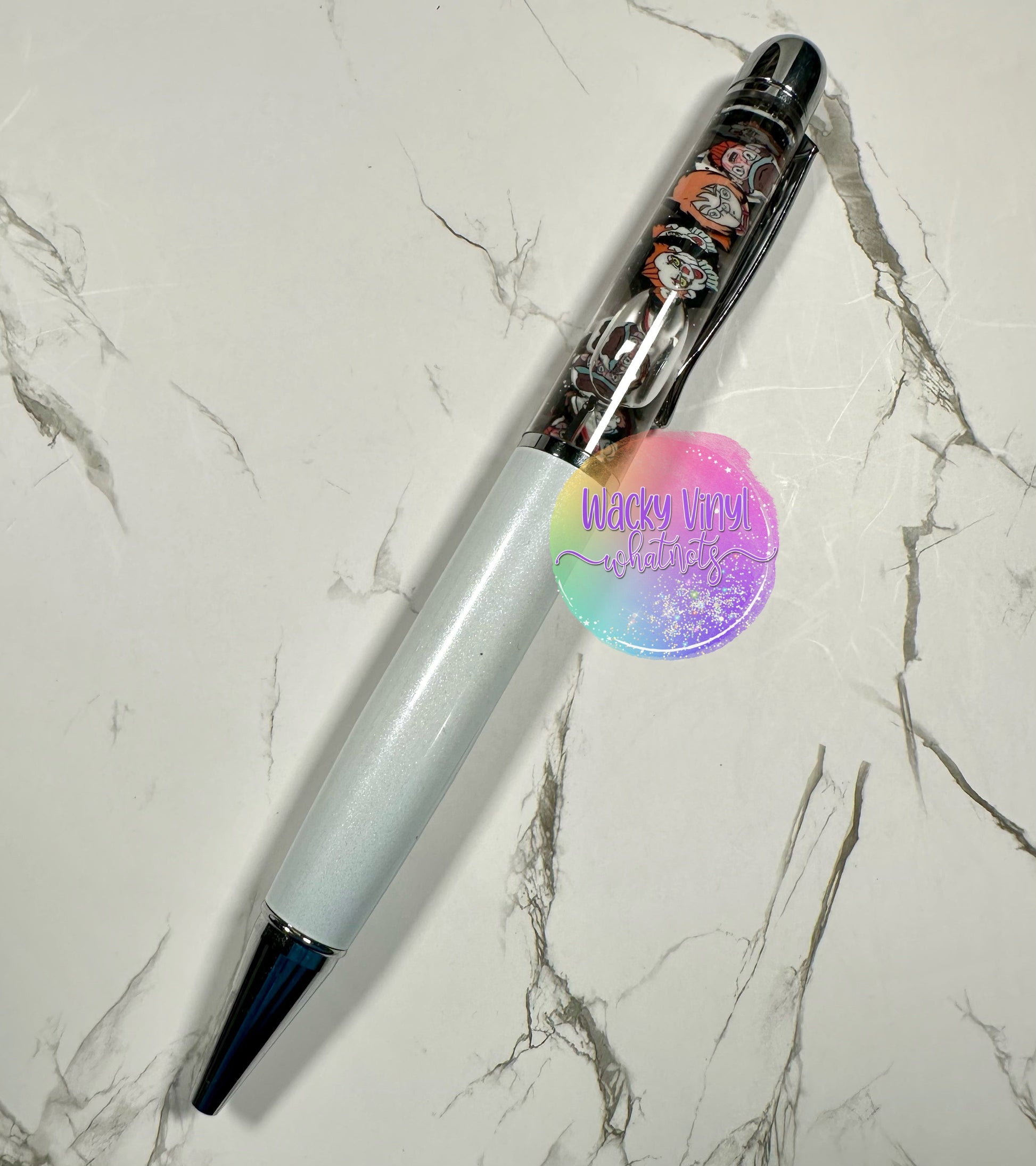 Horror Snow Globe Pen Wacky Vinyl Whatnots, LLC