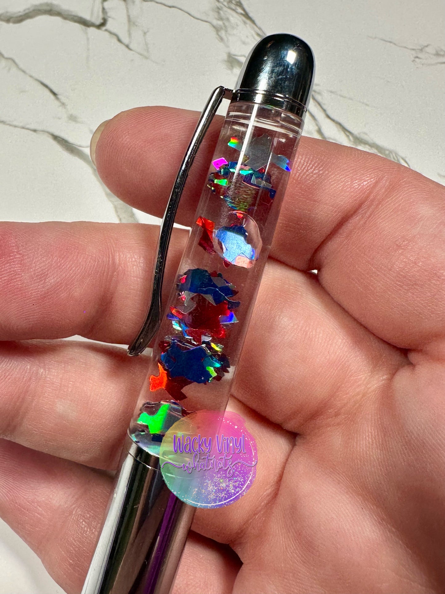 Texas Snow Globe Pen Wacky Vinyl Whatnots, LLC