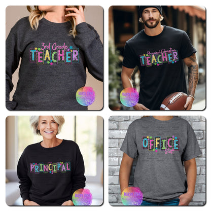 School Staff Tee Wacky Vinyl Whatnots, LLC