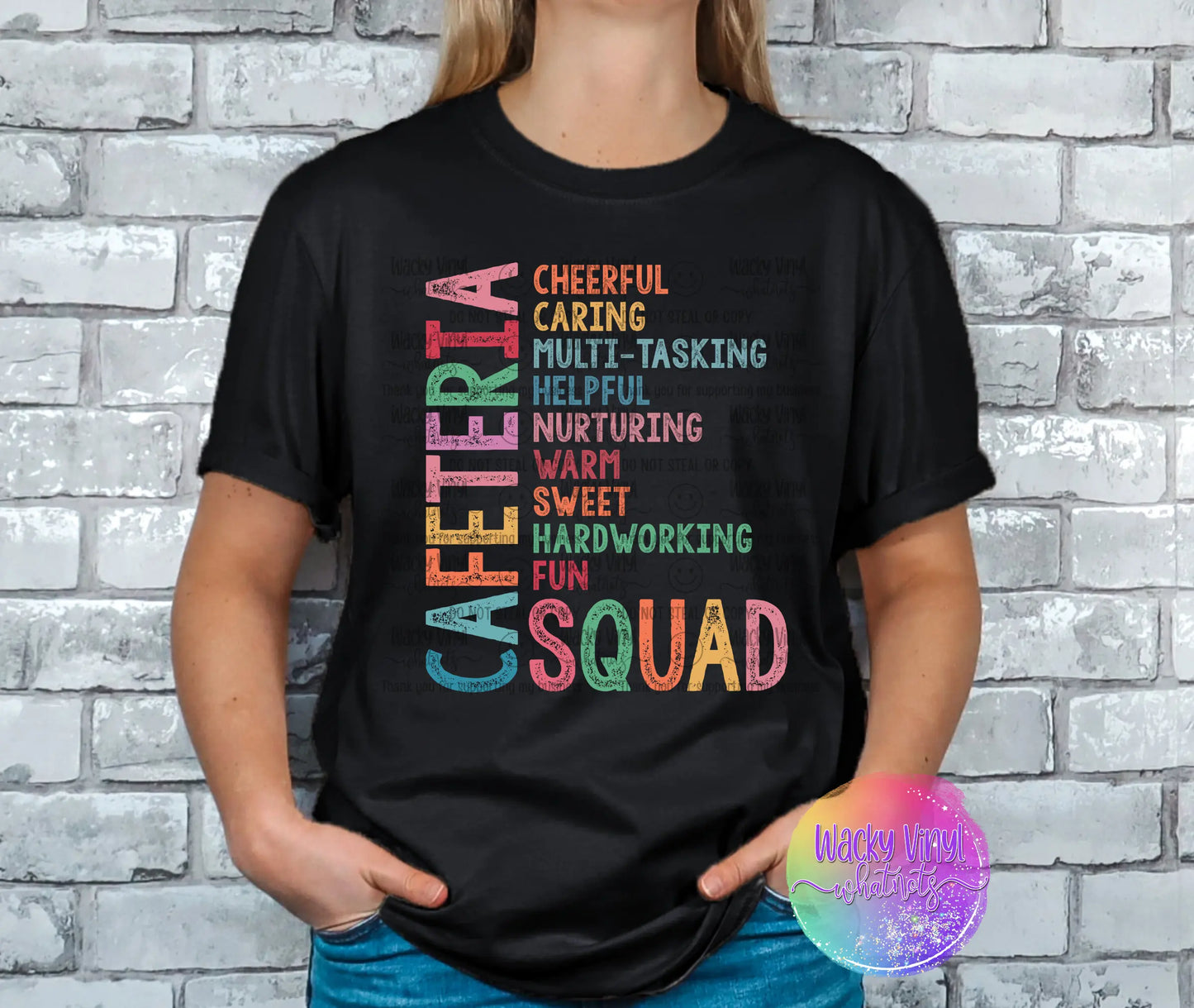 Cafeteria Squad Tee Wacky Vinyl Whatnots, LLC