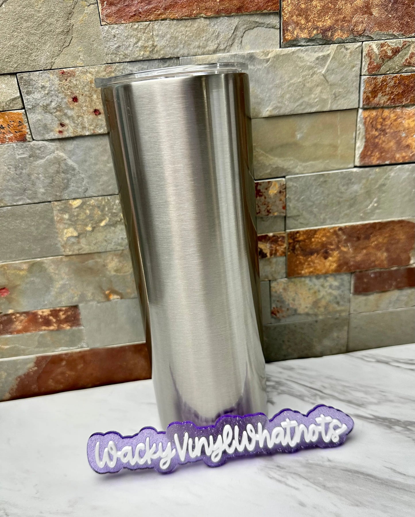 Custom 20oz Sublimation Tumbler Wacky Vinyl Whatnots, LLC