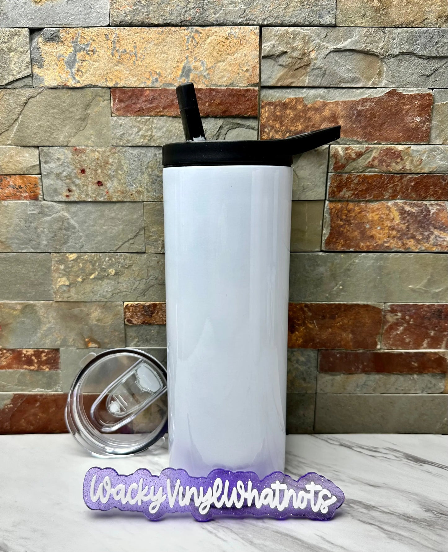 Custom 25oz Sublimation Duo Tumbler Wacky Vinyl Whatnots, LLC