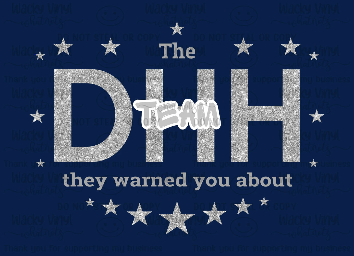 Custom DHH Tees Wacky Vinyl Whatnots, LLC