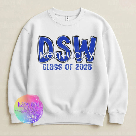 DSW Kentucky Crewneck Wacky Vinyl Whatnots, LLC