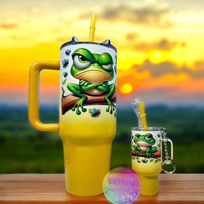 Froggy Tumbler Set Wacky Vinyl Whatnots, LLC