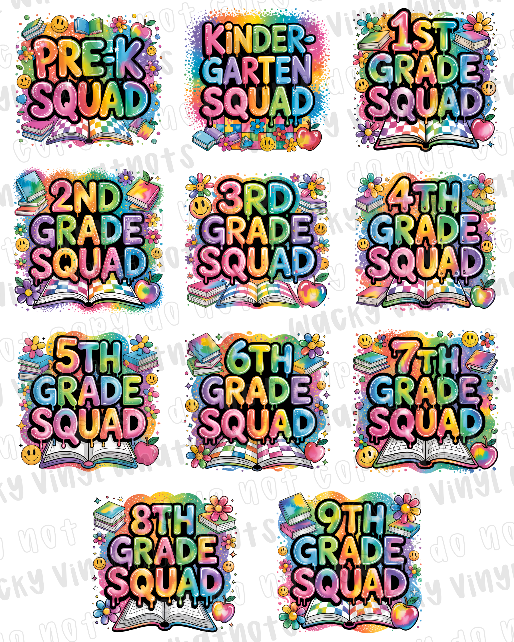 Grade Squad Tee Wacky Vinyl Whatnots, LLC