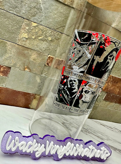 Horror Cards Glass Can Wacky Vinyl Whatnots, LLC