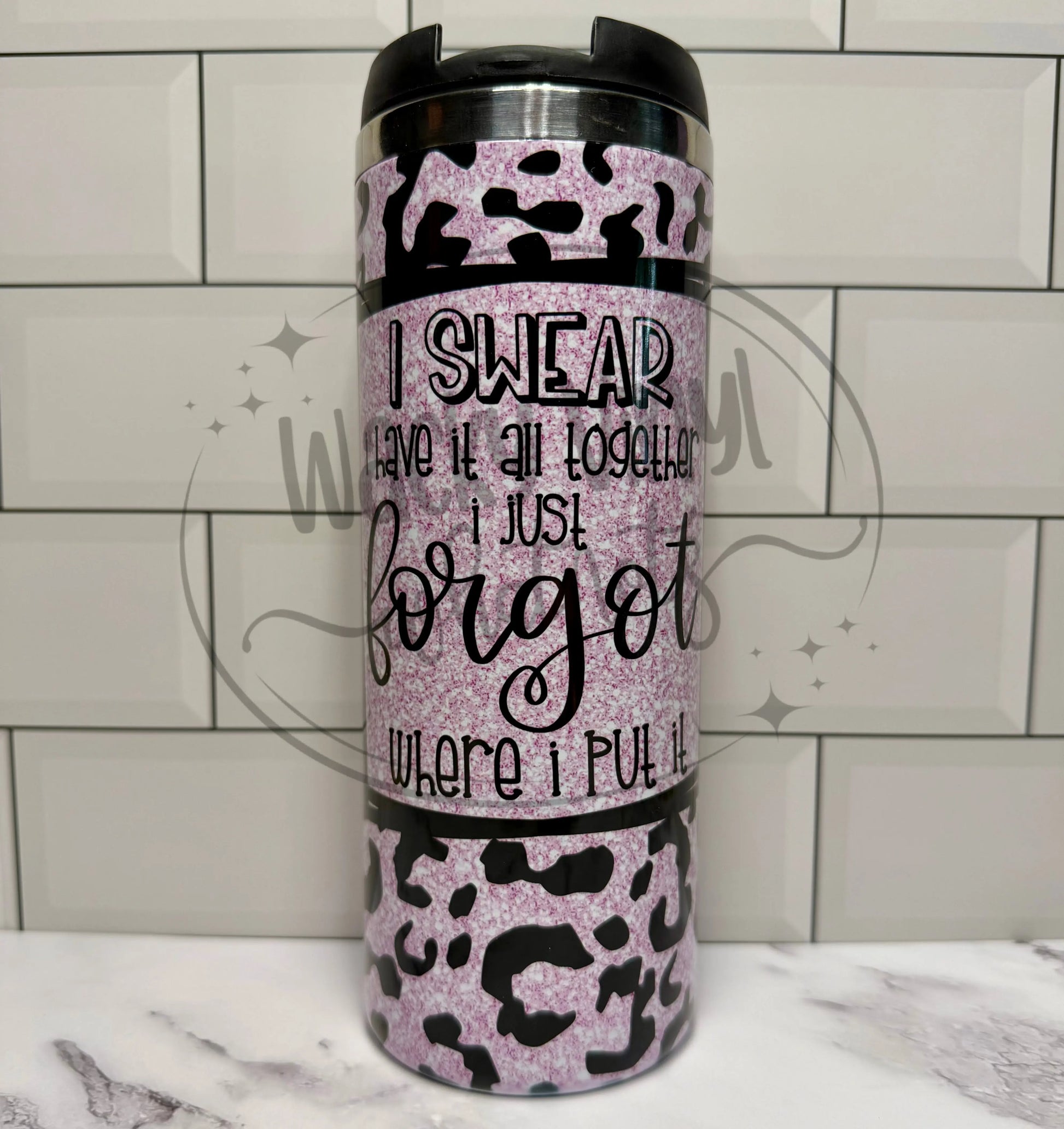 I Swear I Have It All Together Tumbler Wacky Vinyl Whatnots, LLC