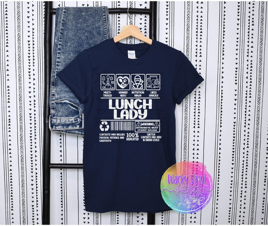 Lunch Lady Tee Wacky Vinyl Whatnots, LLC