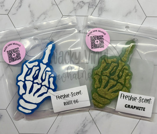 Middle Finger Skellie Freshie Wacky Vinyl Whatnots, LLC