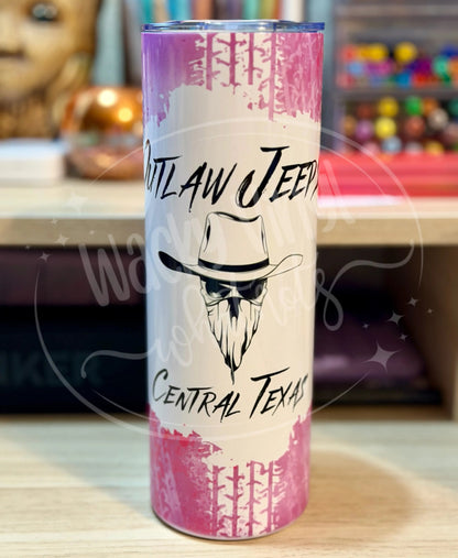 Outlaw Jeep CTX Tumbler Wacky Vinyl Whatnots, LLC