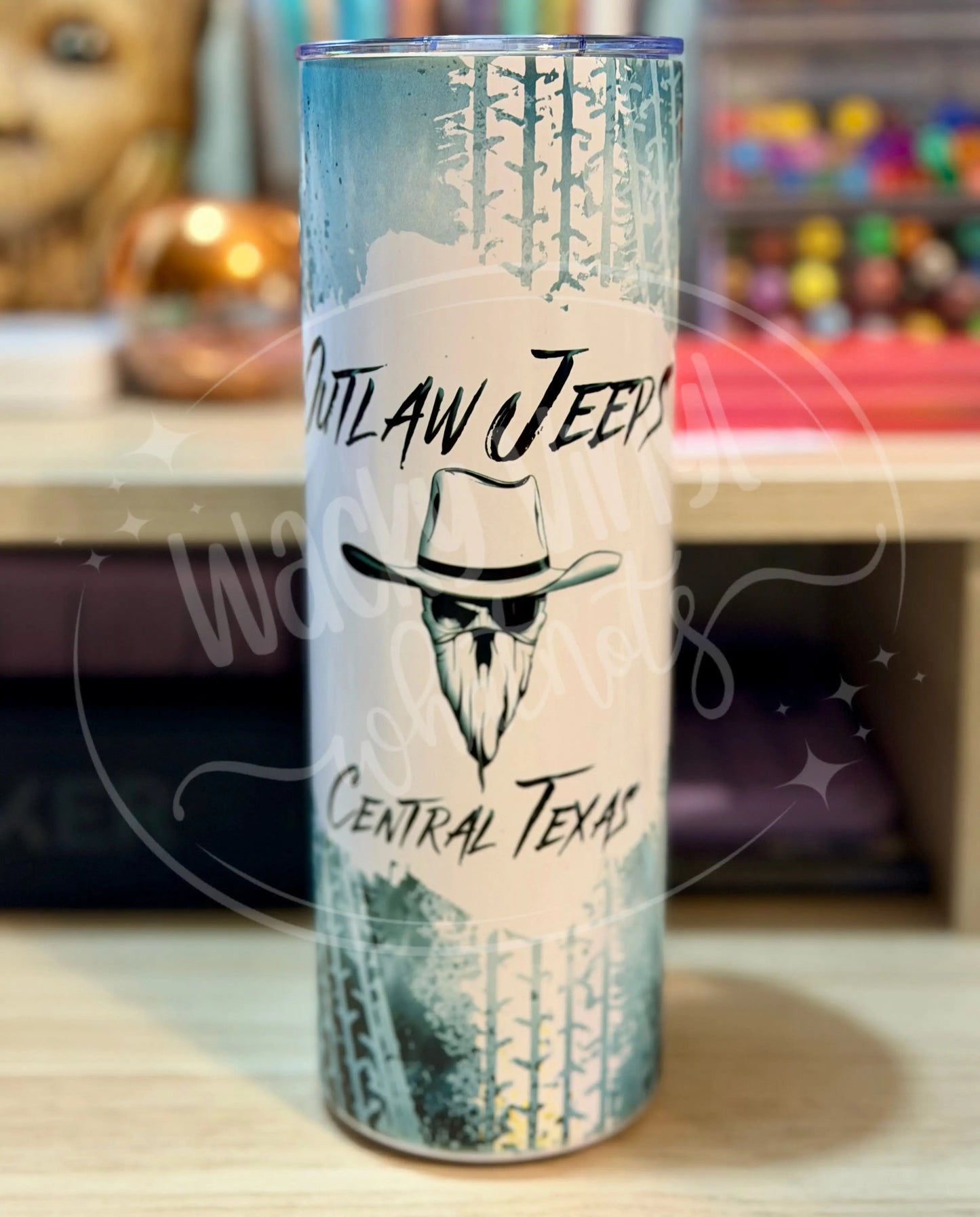 Outlaw Jeep CTX Tumbler Wacky Vinyl Whatnots, LLC